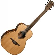 **LAG TRAMONTANE TRAVEL-RCE RED CEDAR ACOUSTIC ELECTRIC TRAVEL GUITAR!! - IN-STORE PICKUP ONLY -** (Copy)