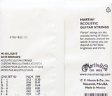 ** 3 SETS - MARTIN M140 ACOUSTIC GUITAR STRINGS LIGHT 80/20 BRONZE **