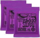 ** 3 SETS! ERNIE BALL POWER SLINKY ELECTRIC GUITAR STRINGS 2220 **
