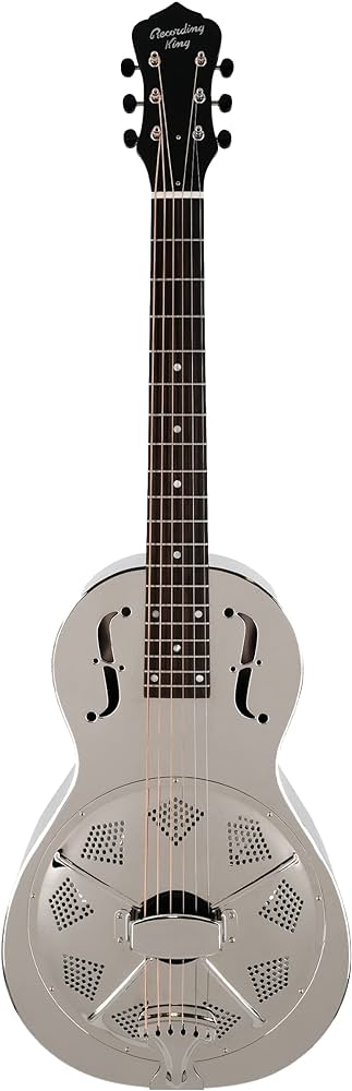 **RECORDING KING RM-993 NICKEL-PLATED RESONATOR GUITAR!! - IN-STORE PICKUP ONLY -**