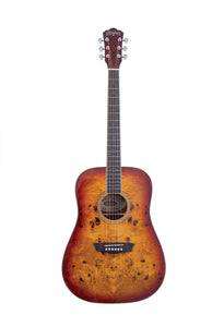 **WASHBURN DFBDA BURL TOP DREADNOUGHT ACOUSTIC GUITAR!! - IN-STORE PICKUP ONLY -**