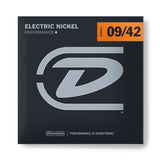 *3 SETS DUNLOP NICKEL PLATED STEEL ELECTRIC GUITAR STRINGS 9-42 GAUGE (DEN0942)*