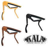 **KALA UKULELE CAPO - BLACK, WALNUT, OR BEECHWOOD (K-CAPO)**