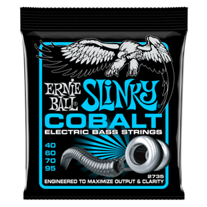 **ERNIE BALL COBALT EXTRA SLINKY 40-95 ELECTRIC BASS STRINGS 2735**