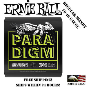 **ERNIE BALL PARADIGM 2021 REGULAR SLINKY ELECTRIC GUITAR STRINGS (10-46)**