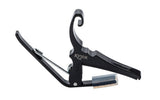 **KYSER QUICK CHANGE 6-STRING ACOUSTIC GUITAR CAPO (KG6) - 19 COLOR CHOICES**