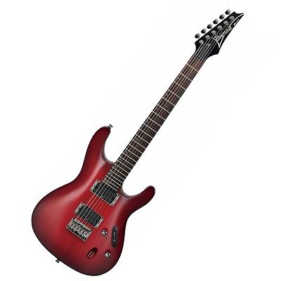 IBANEZ S521 SERIES ELECTRIC GUITAR IN BLACKBERRY BURST AND LIGHT